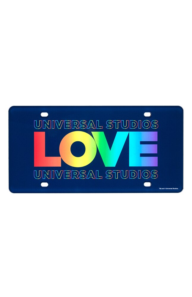 Image for Love is Universal License Plate from UNIVERSAL ORLANDO