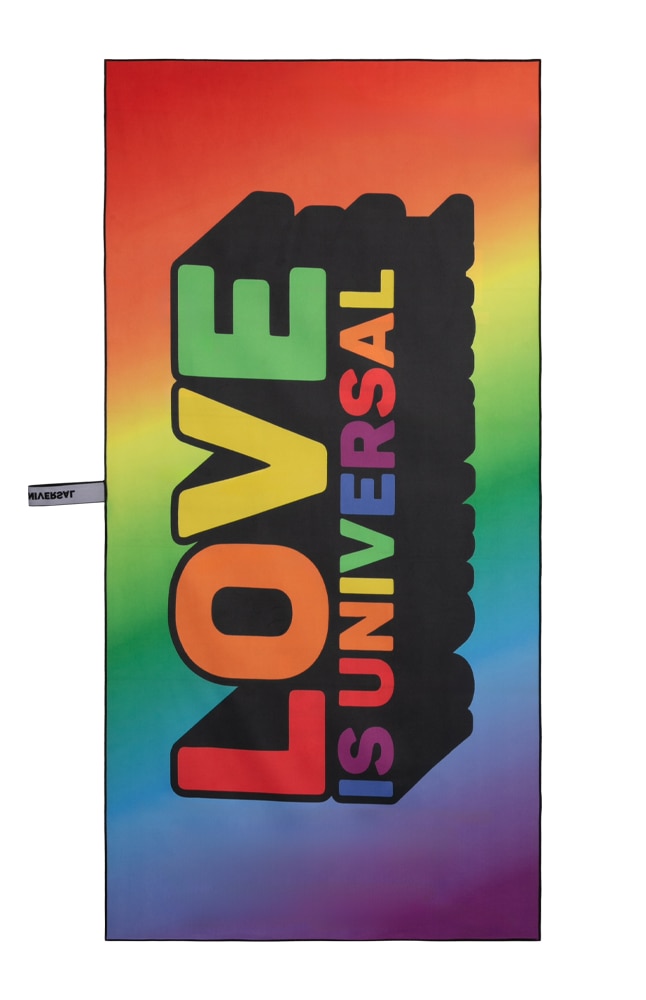 Image for Love Is Universal Quick Dry Towel from UNIVERSAL ORLANDO