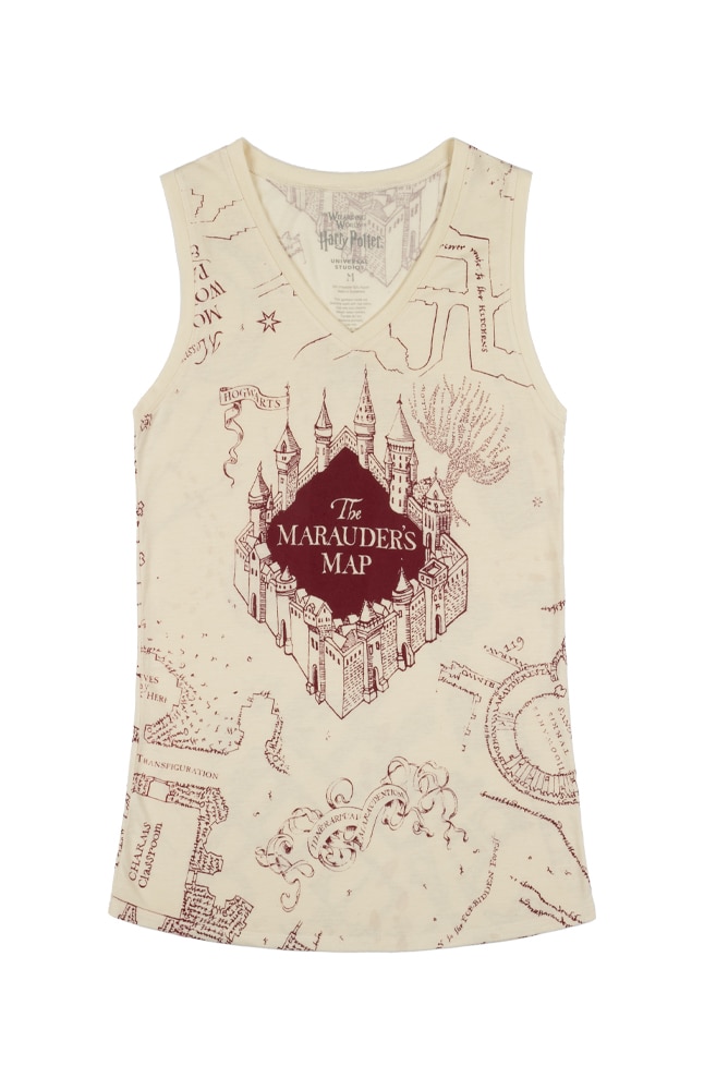 Image for Marauder&apos;s Map Ladies Tank from UNIVERSAL ORLANDO