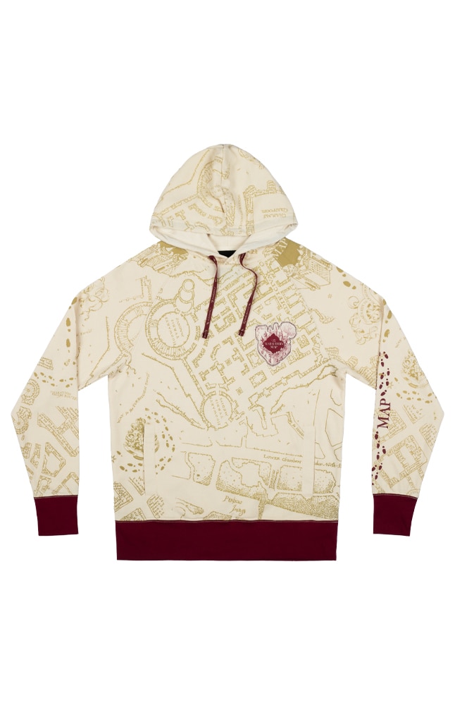 Image for Marauder&apos;s Map Pullover Adult Fleece from UNIVERSAL ORLANDO