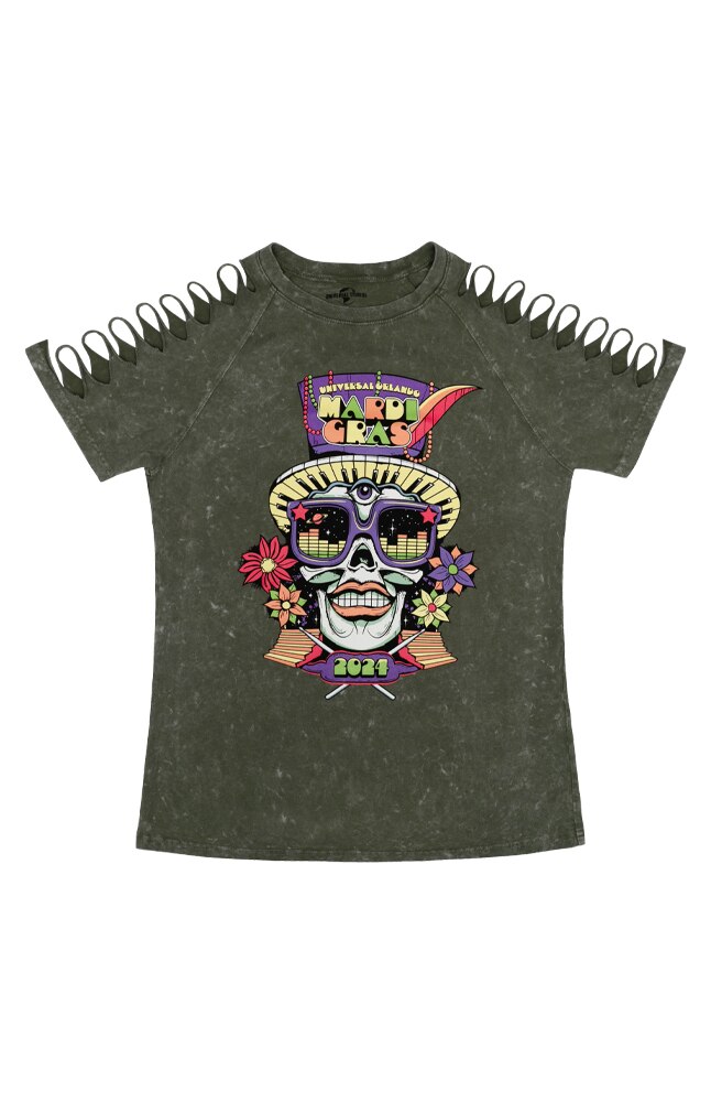 Image for Mardi Gras 2024 Music Festival Adult Fashion Tee from UNIVERSAL ORLANDO