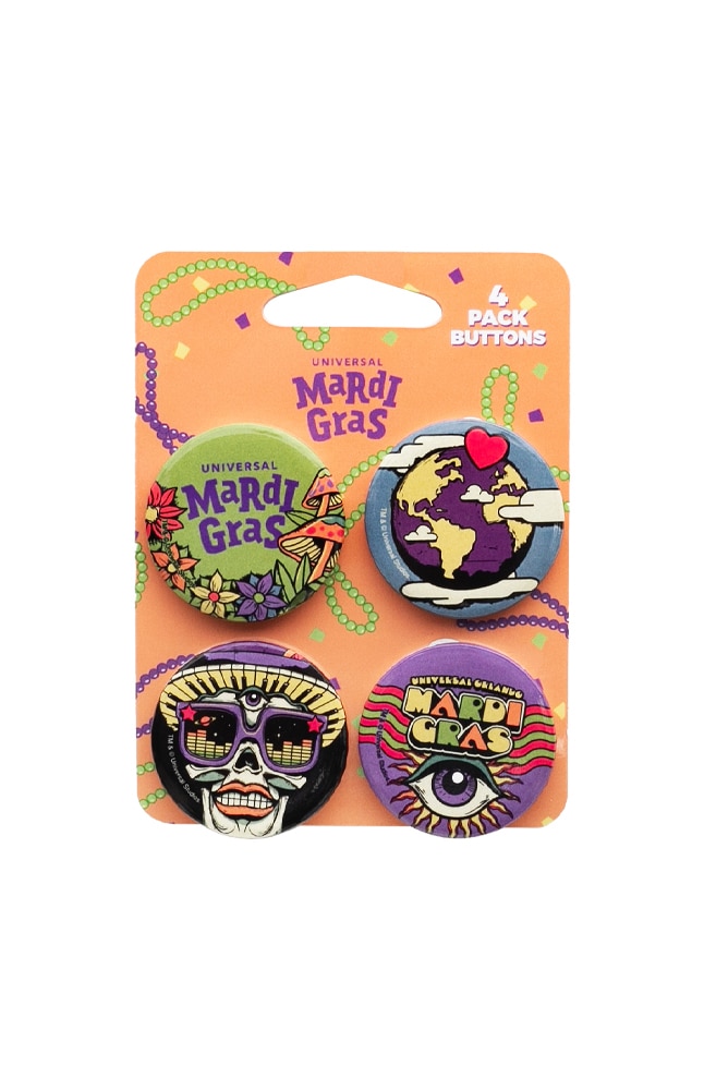Image for Mardi Gras 2024 Musical Festival Button Pack from UNIVERSAL ORLANDO