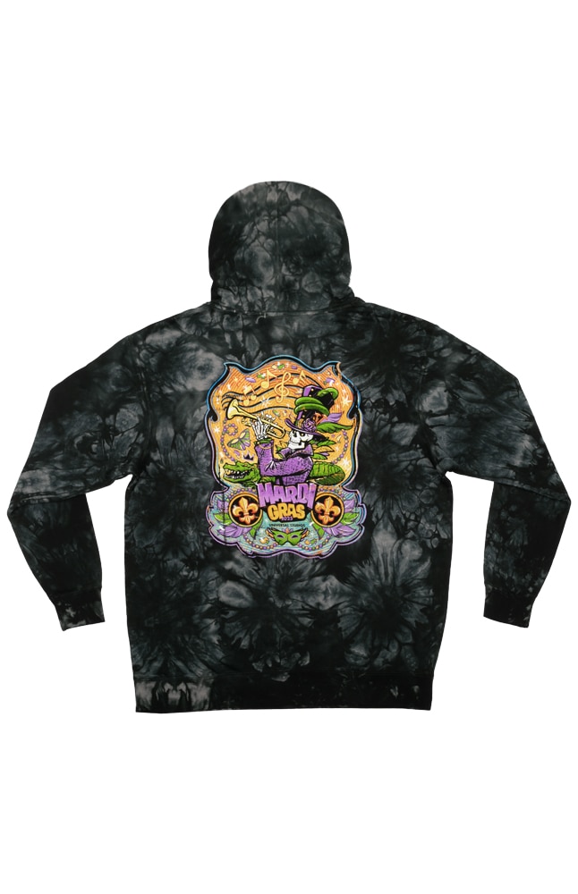 Image for Mardi Gras 2025 Baron Tonton Adult Hooded Sweatshirt from UNIVERSAL ORLANDO