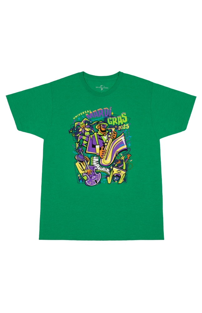 Image for Mardi Gras 2025 Festival Adult T-Shirt from UNIVERSAL ORLANDO