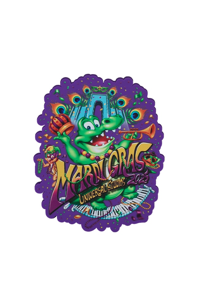 Image for Mardi Gras 2025 Gator Junior Magnet from UNIVERSAL ORLANDO