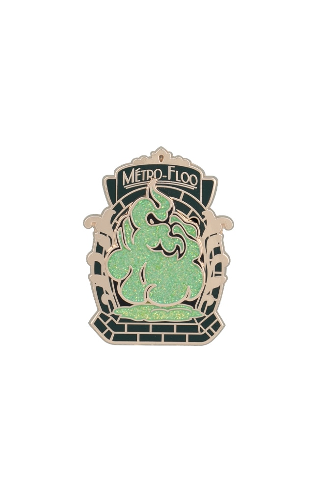 Image for M&eacute;tro-Floo Glow-In-The-Dark Slider Pin from UNIVERSAL ORLANDO