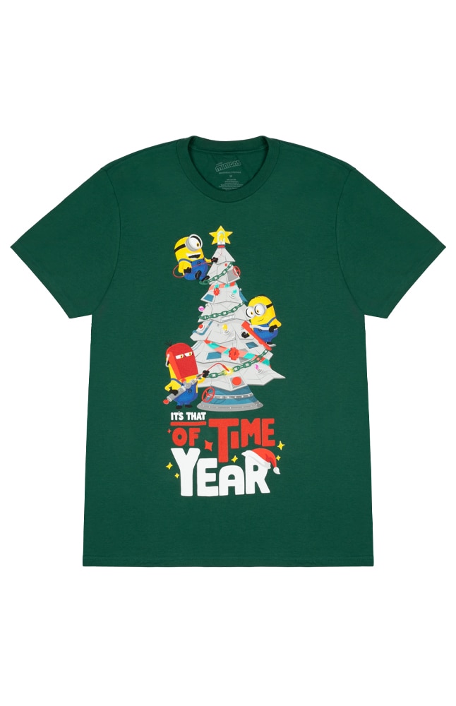 Image for Minion Holiday &quot;It&apos;s That Time Of Year&quot; Adult T-Shirt from UNIVERSAL ORLANDO