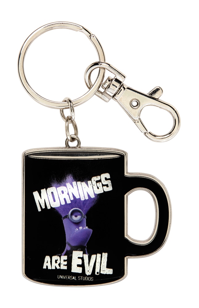 Image for Evil Minion &quot;Mornings Are Evil&quot; Mug Keychain from UNIVERSAL ORLANDO