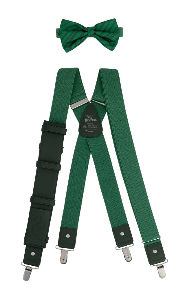 Image for Slytherin&trade; Crest Suspender &amp; Bowtie Set from UNIVERSAL ORLANDO