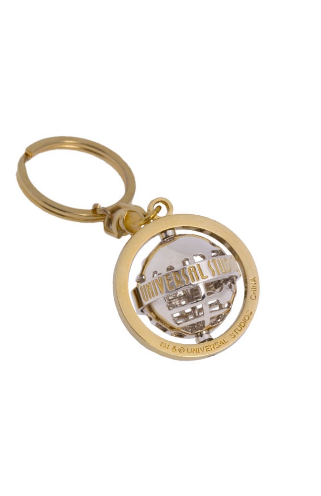 Image for Universal Studios Gold Tone Spinning Keychain from UNIVERSAL ORLANDO