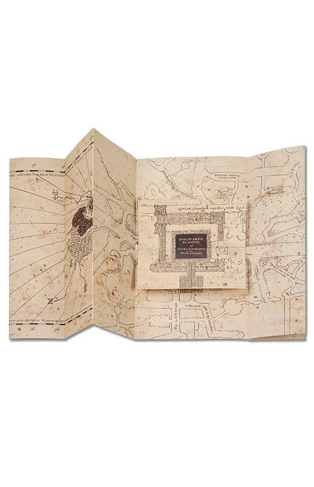 Harry Potter Parchment Marauder's Map Pergamentkarte The Wizarding World Map Neu 