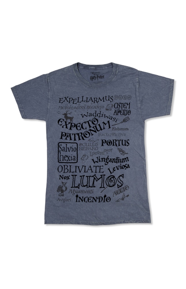 Image for The Wizarding World of Harry Potter&trade; Spells Adult T-Shirt from UNIVERSAL ORLANDO