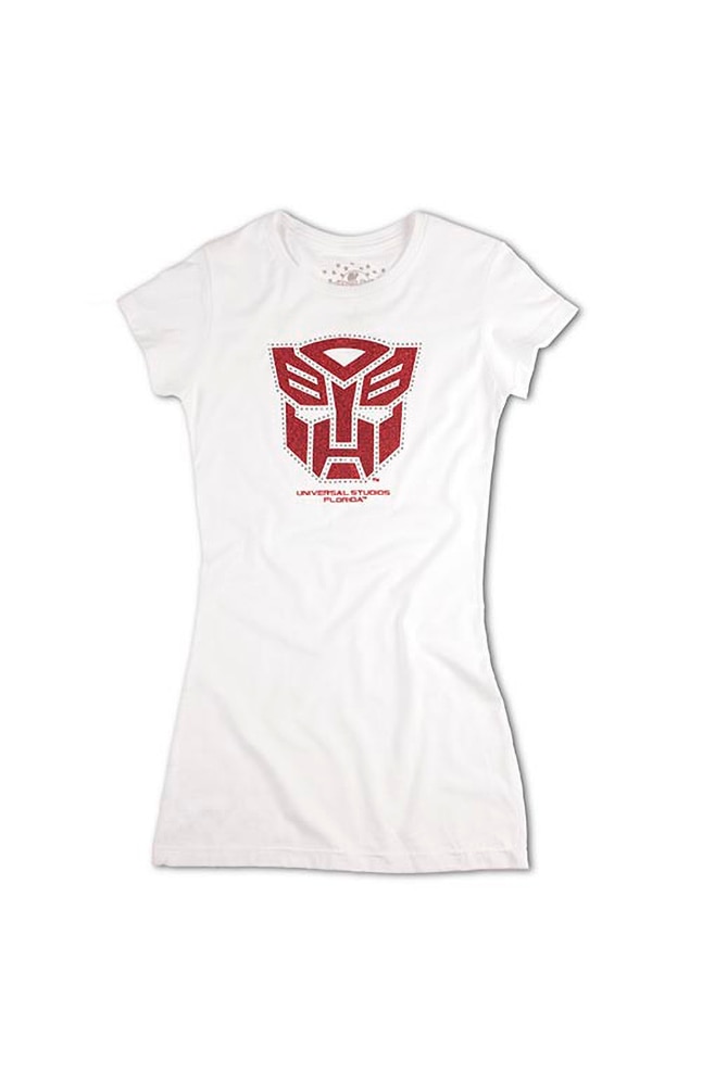 Image for Transformers Autobot Shield Ladies T-Shirt from UNIVERSAL ORLANDO