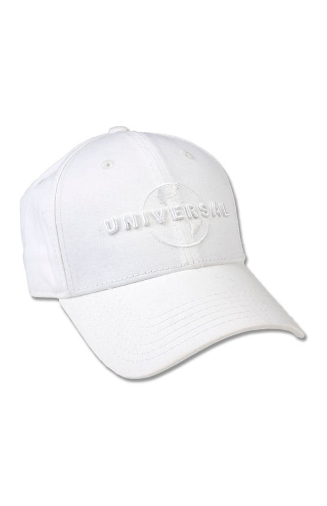 Universal Studios Exclusive White Adjustable Baseball Cap Hat New 