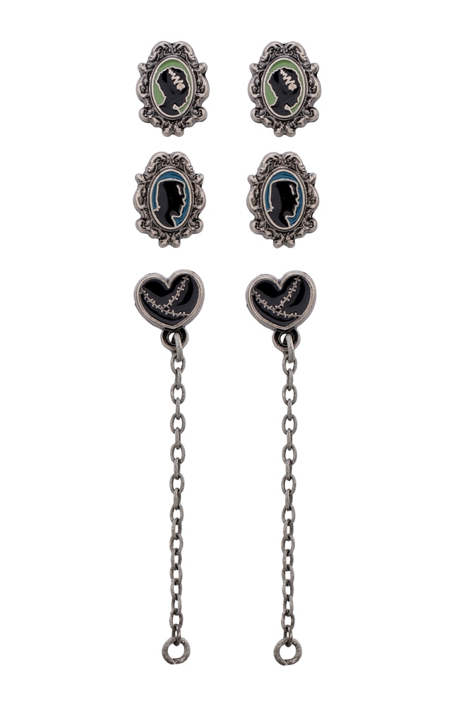 Image for Universal Monsters Frankenstein and Bride Earring Set from UNIVERSAL ORLANDO