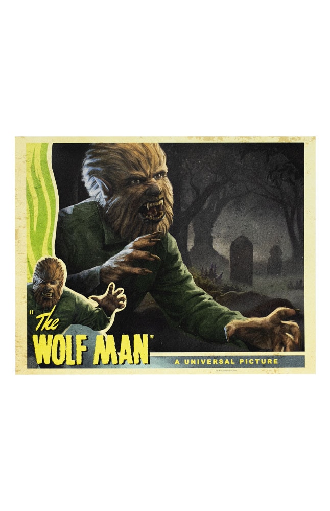 Image for Universal Monsters The Wolf Man Poster from UNIVERSAL ORLANDO