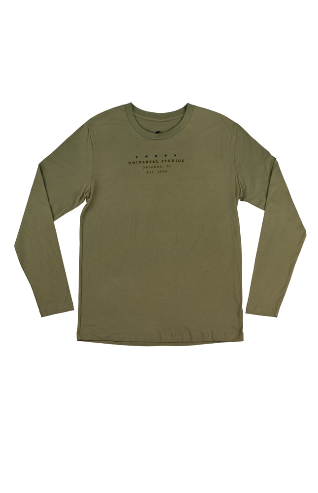 Image for Universal Studios Camo Adult Long-Sleeve T-Shirt from UNIVERSAL ORLANDO