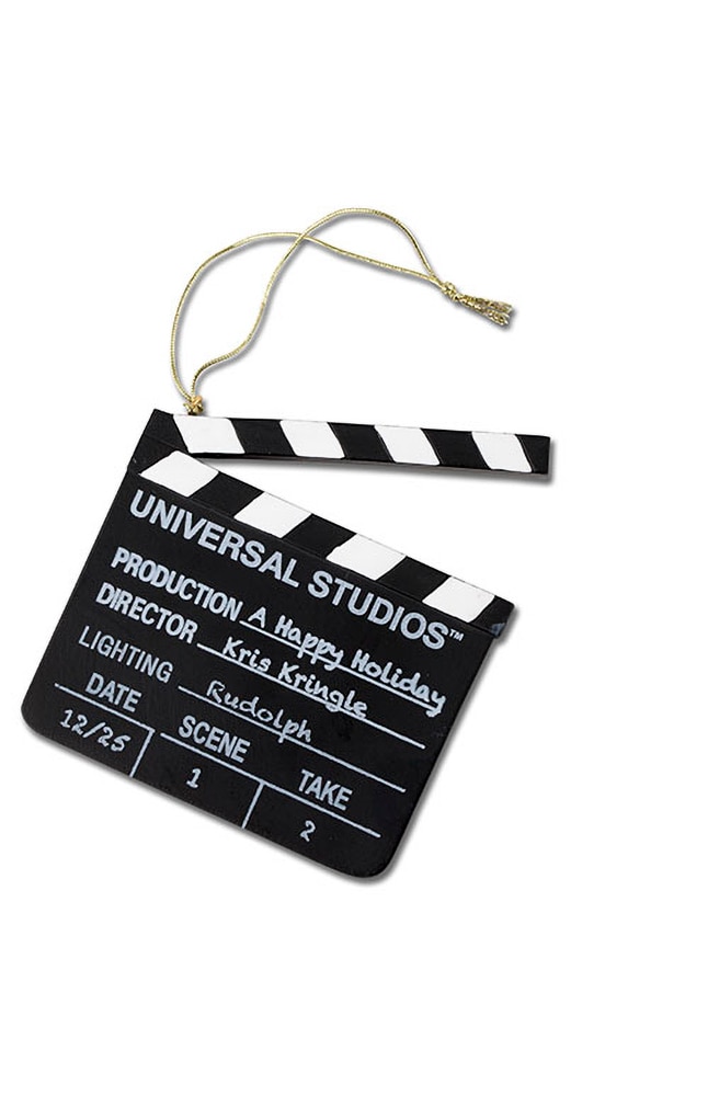 Image for Universal Studios Clapboard Ornament from UNIVERSAL ORLANDO
