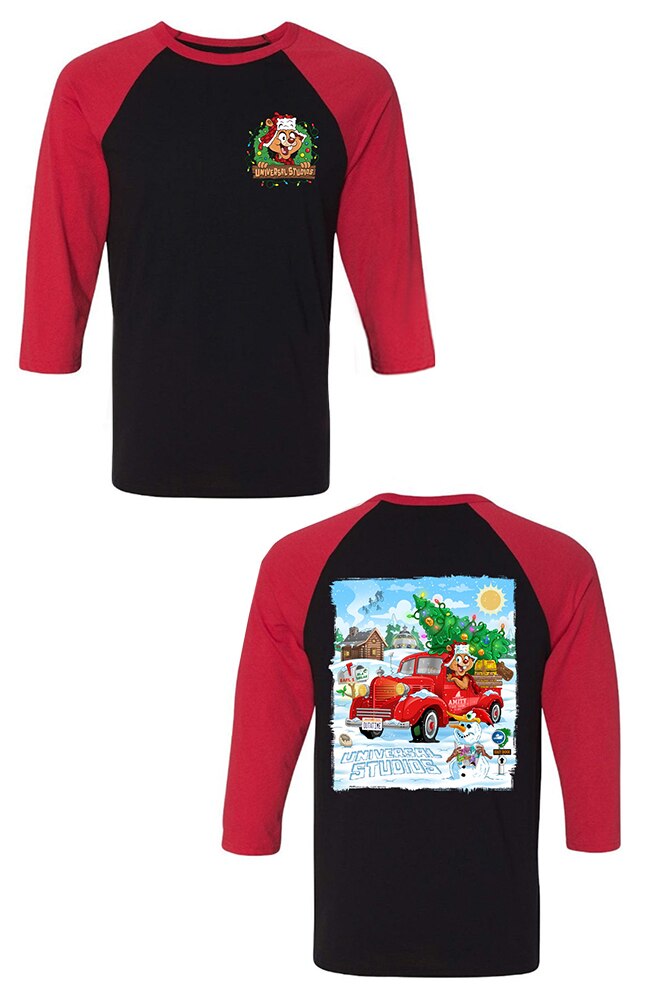 Image for Universal Studios Earl the Squirrel Adult Raglan T-Shirt from UNIVERSAL ORLANDO