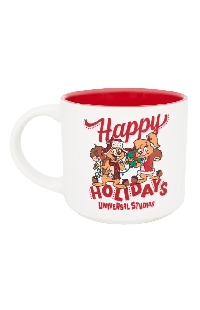 Image for Universal Studios Earl the Squirrel Happy Holidays Mug from UNIVERSAL ORLANDO