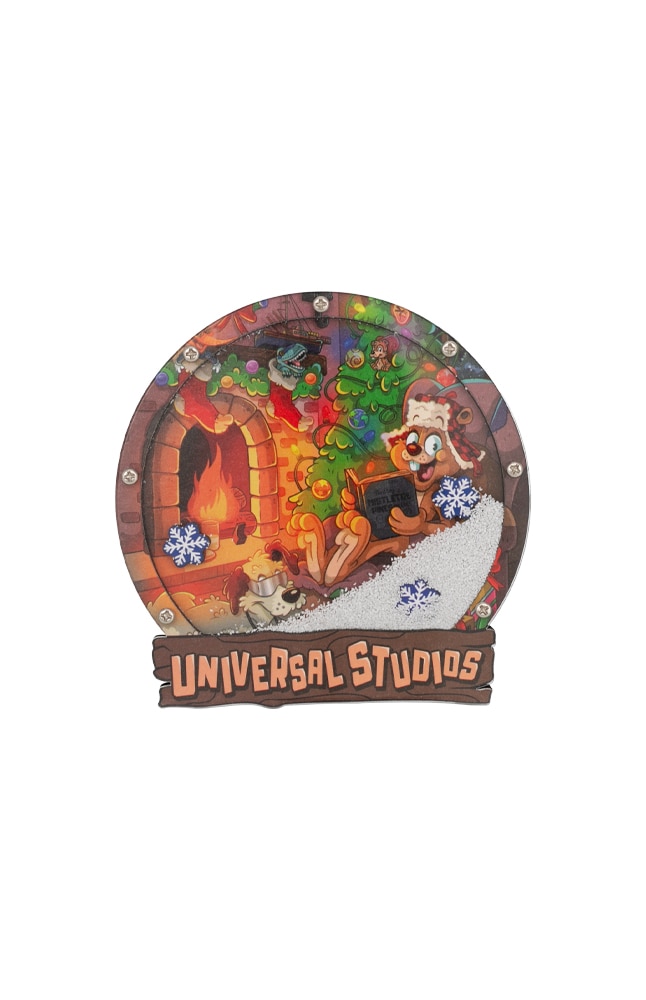 Image for Universal Studios Earl the Squirrel Snowglobe Magnet from UNIVERSAL ORLANDO