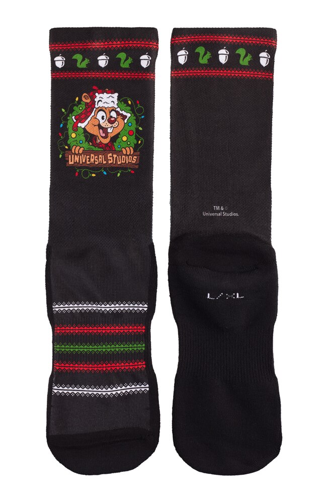 Image for Universal Studios Earl the Squirrel Socks from UNIVERSAL ORLANDO