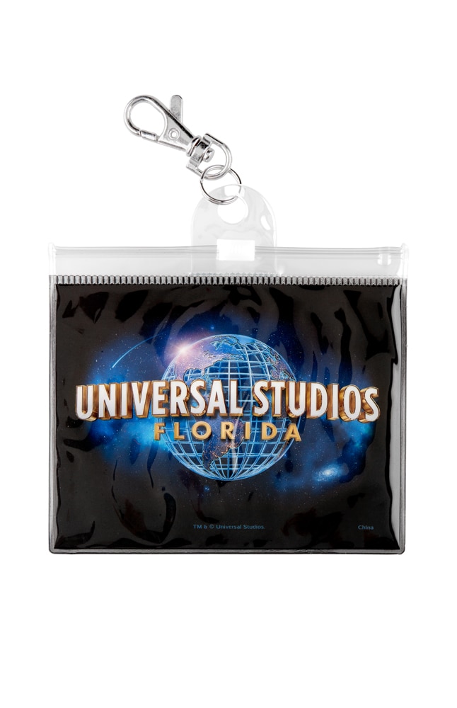 Lot 2 NEW Universal Studios Orlando Lanyard Clip Blue /& Badge Ticket Pass Pouch
