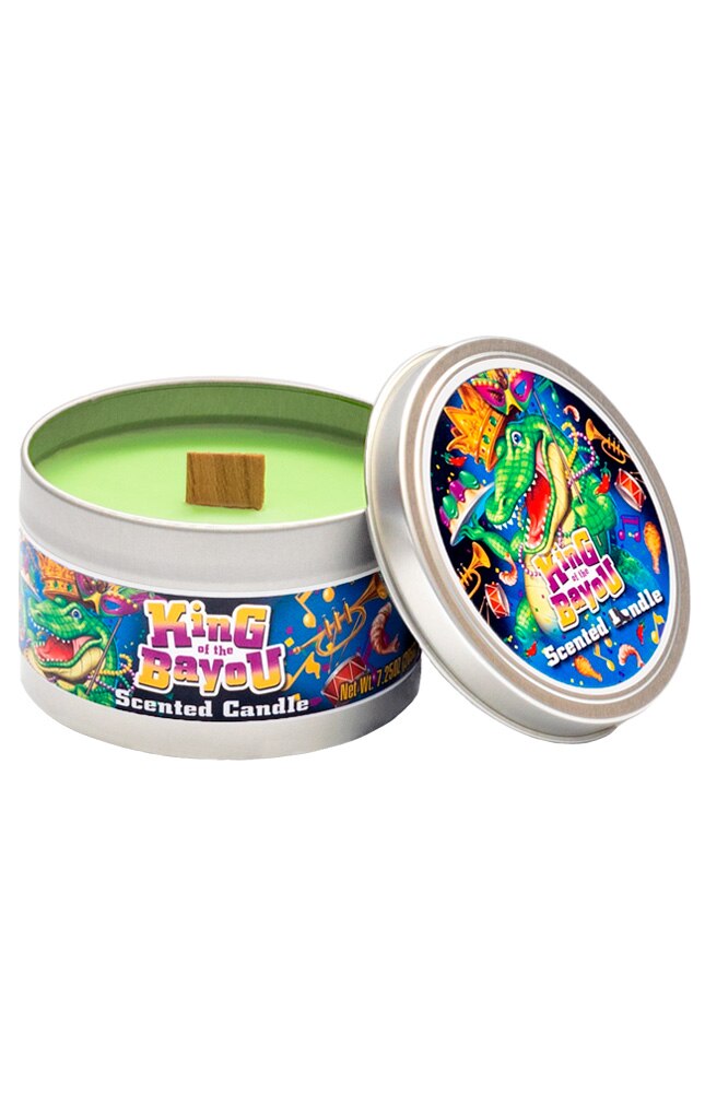 Image for Universal Studios Florida Mardi Gras 2023 King Gator Scented Candle from UNIVERSAL ORLANDO