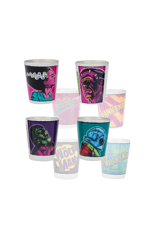 Image for Universal Studios Monsters Shot Glass Set from UNIVERSAL ORLANDO