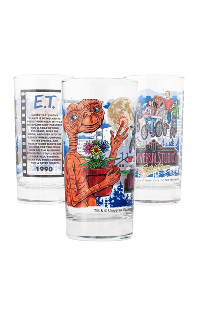 Image for Universal Studios Retro E.T. Adventure Collectible Glass from UNIVERSAL ORLANDO