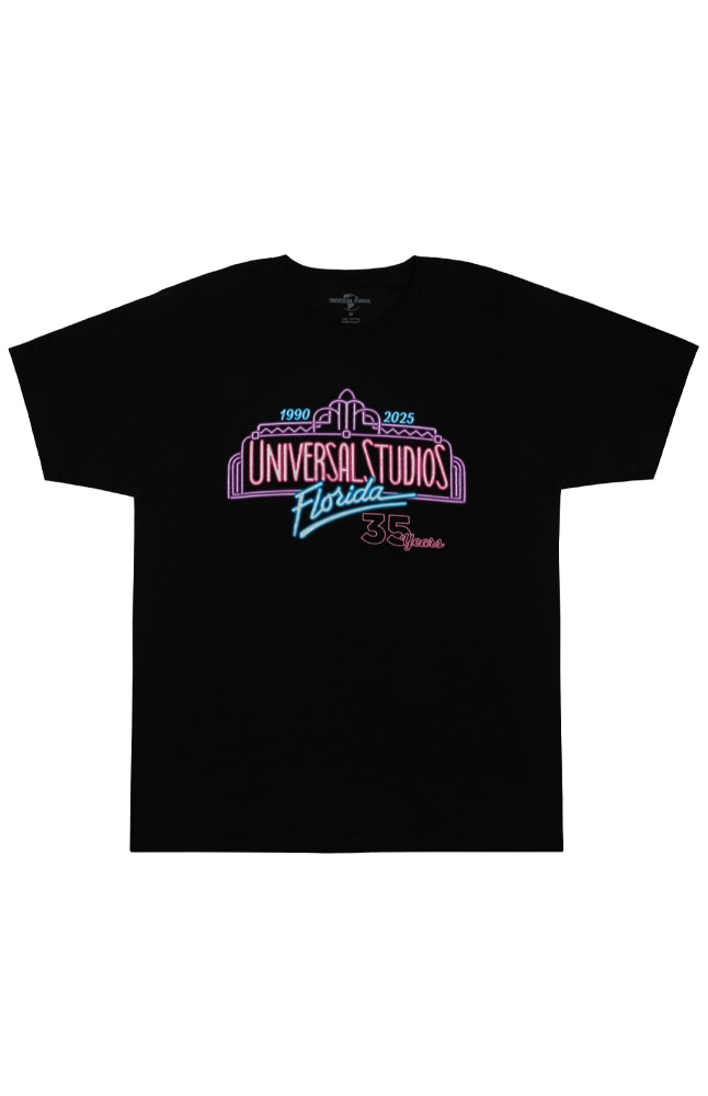 Image for Universal Studios Retro Marquee 35th Anniversary Adult T-Shirt from UNIVERSAL ORLANDO