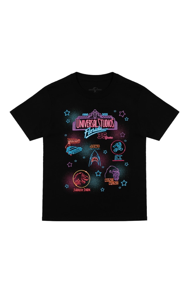 Image for Universal Studios Retro Marquee 35th Anniversary Youth T-Shirt from UNIVERSAL ORLANDO