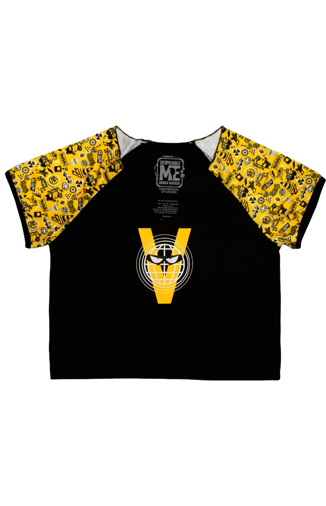 Image for Villain-Con International Black &amp; Yellow Ladies T-Shirt from UNIVERSAL ORLANDO