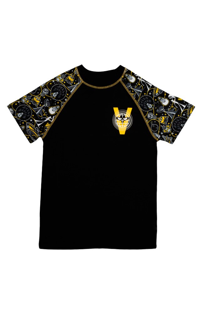 Image for Villain-Con International Black &amp; Yellow Logo Adult T-Shirt from UNIVERSAL ORLANDO