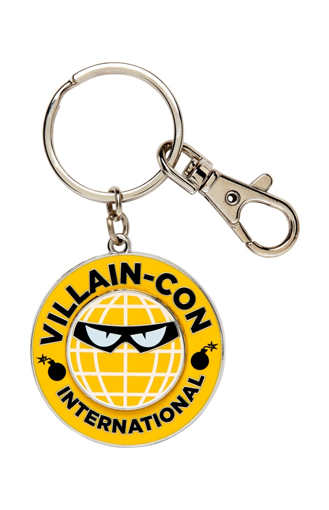 Image for Villain-Con International Black &amp; Yellow Spinner Keychain from UNIVERSAL ORLANDO
