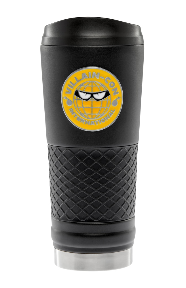 Image for Villain-Con International Black &amp; Yellow Travel Tumbler from UNIVERSAL ORLANDO