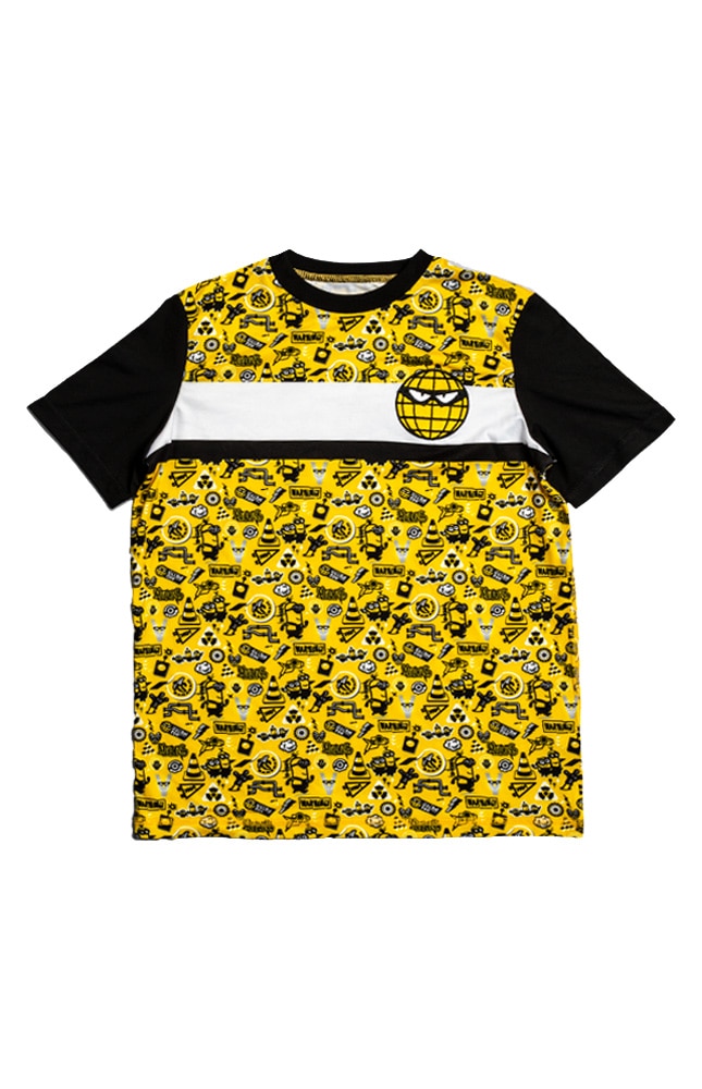 Image for Villain-Con International Black &amp; Yellow Youth Raglan T-Shirt from UNIVERSAL ORLANDO