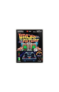 Back To The Future 40th Anniversary Time Machine Pin