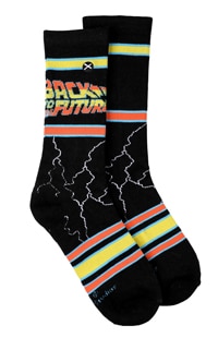 Back To The Future Adult Crew Socks