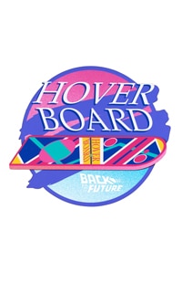 Back To The Future Hover Board Wall Decor