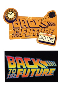 Back To The Future Wood Magnet Set