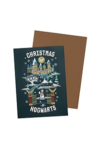 Christmas at Hogwarts™ Castle Greeting Card