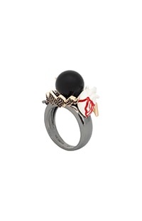 Dark Universe Bride of Frankenstein Faux Pearl Ring