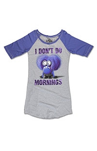 Despicable Me I Don't Do Mornings Adult Nightshirt