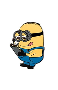 Despicable Me Minion Dave With Notebook Pin
