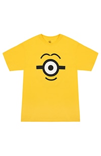 Despicable Me One Eye Minion Face Adult T-Shirt