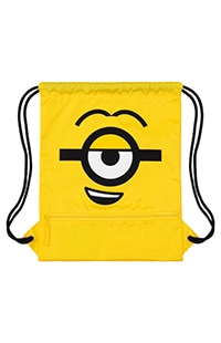 Despicable Me One Eye Minion Face Drawstring Bag