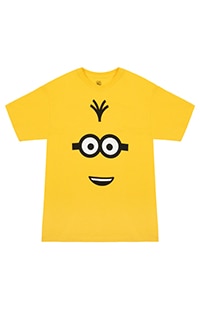 Despicable Me Two Eye Minion Face Adult T-Shirt