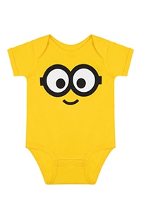 Despicable Me Two Eye Minion Face Infant Onesie