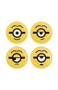 Despicable Me Minion Faces Button Set